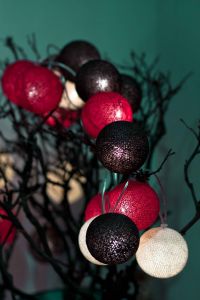 Cotton Ball Lights :: Warm Red 35 kul - 35 kul