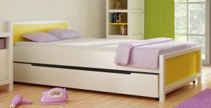 Łóżko dziecięce z litego drewna 90x200 Easy