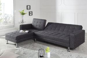 Sofa narożna Confort szara (z funkcją spania)