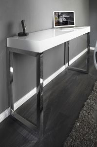 Biurko / Konsola White Bottom - konsola biała 120x40xm