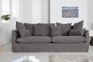 Sofa Clouds (3-os.) szara