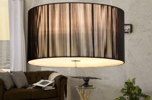Lampa wisząca Azilo Small - 24cm x 50cm \ Silver