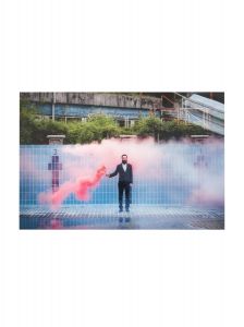 HK Living :: Plakat Bright Pool na plexibond - Bright Pool