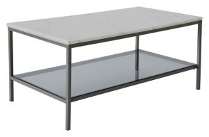 RGE :: Stolik kawowy Ascot marmurowy blat 110 x 60 cm