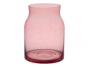 Present Time :: Wazon Sturdy - różowy transparentny
