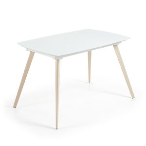 LaForma :: Stół rozkładany SNUGG 140(210) x 88 cm biały - wysokość: 75 cm || głębokość: 88 cm || sze