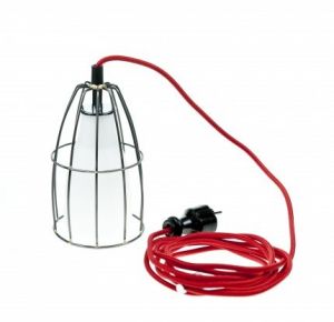 KASPA :: Lampa Frame z wtyczką czerwony przewód