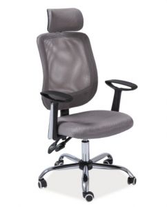 Fotel obrotowy z tkaniny membranowej Q-118