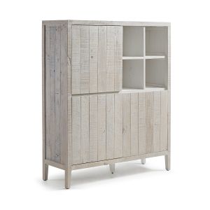 LaForma :: Regał na książki WOODY 117 x 140 cm biały
