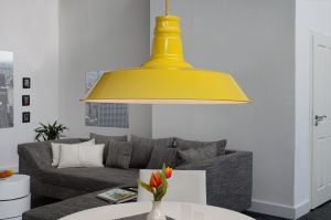 Przemysłowa lampa wisząca UVA Żółta - żółty