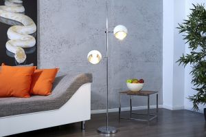 Lampa podłogowa Sapone biała