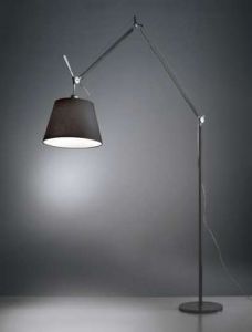 Artemide :: Tolomeo Mega Terra Black ze ściemniaczem i abażurem \'36 cm