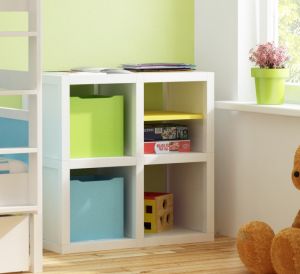Regał dziecięcy modułowy z litego drewna Easy 4