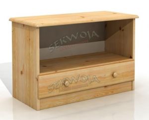 Szafka RTV sosnowa Aster