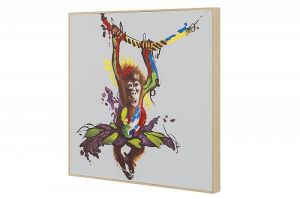 Obraz olejny Macaca 50x50 cm