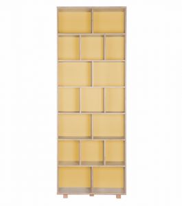 Kółko Krzyżyk :: Regał 215 x 80 żółty
