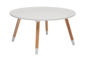 KARE Design :: Stolik kawowy Blossom White 70 cm - biały 70cm