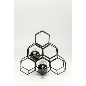 KARE Design :: Stojak na wino Black Hornet mały