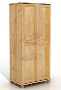 Szafa sosnowa Nova 2D na kulach
