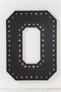 KARE Design :: Dekoracja świetlna O Black LED