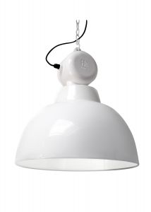 HK Living :: Przemysłowa lampa Factory biała, rozmiar L - L biała