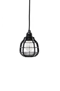 Hk Living :: Lampa LAB czarna wisząca - czarna wisząca