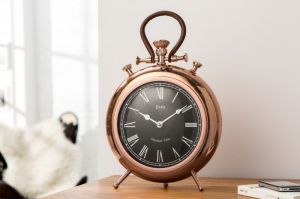 Zegar stojący Orologio 25cm x 40 cm miedziany