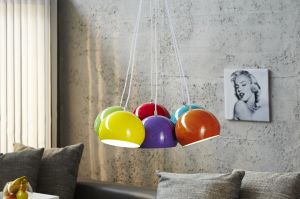 Lampa wisząca Calotta Colors - wielokolorowa