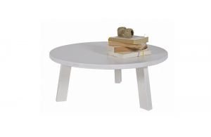 WOOOD :: STOLIK RHONDA BIAŁY 50 CM - stolik 50cm (BIAŁY)