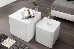 Stolik Monobloc biały (zestaw dwóch)