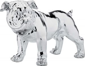 KARE Design :: Figurka Bulldogge Eco Silver 42cm