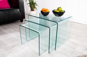 Stolik kawowy Transparent (3 Set) - 3-set