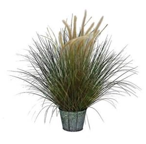 Miloo :: Trawa okrągła Long Flower yellow green 85cm