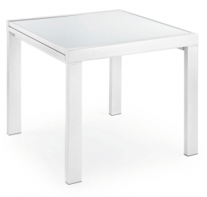 LaForma :: Stół Rozkładany OREGON 90 (180) x 65 cm Biały - wzór 1