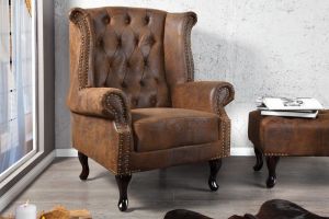 Fotel Chester vintage II - drewno || vintage II`