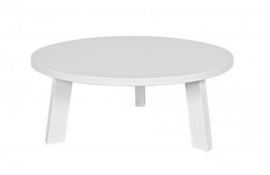 WOOOD :: STOLIK RHONDA BIAŁY 80 CM - stolik 80cm (BIAŁY)