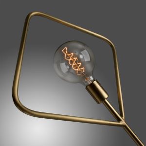 LaForma :: Lampa podłogowa ADDRA mosiężna