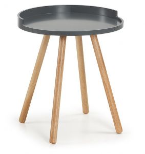 LaForma :: Stolik BRUK Szary Ø46cm - wzór 2
