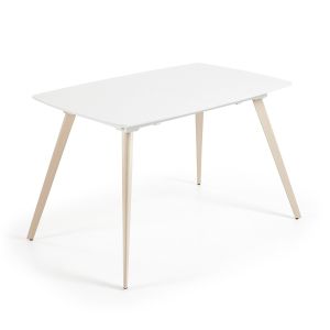LaForma :: Stół rozkładany SMART 120(160) x 80 cm biały - głębokość: 80 cm || wysokość: 75 cm || sze