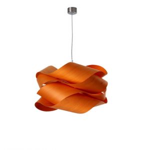 LZF :: Lampa wisząca Link Mała pomarańczowa 42x24 - pomarańczowy