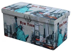 Duża pufa Moly XL New York