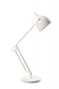 Zuiver :: Lampa biurkowa Reader White - biały || Silver