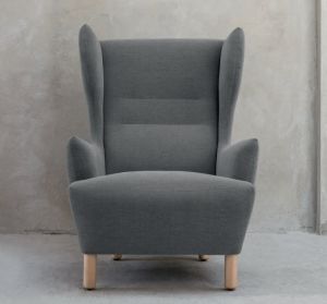 Designerski tapicerowany fotel Muno