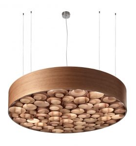LZF :: Lampa wisząca Spiro duża 96 cm - drewno || duża 96 cm
