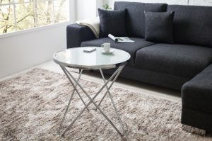 Stolik Stellar 55cm - srebrny