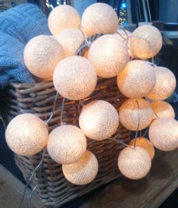 Cotton Ball Lights :: Golden shell 35 kul - Golden shell 35 || ecru