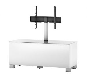 Stolik RTV ST111 WHT z uchwytem