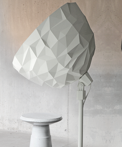 Foscarini i Diesel :: Lampa podłogowa Rock biała - Silver