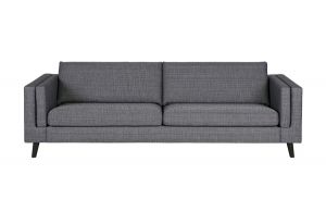 WOOOD :: Sofa LOUIS 3-osobowa szary melanż