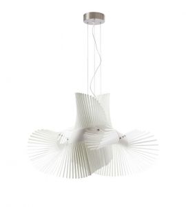 LZF :: Lampa sufitowa Mikado 70x50 biała - wisząca biała
